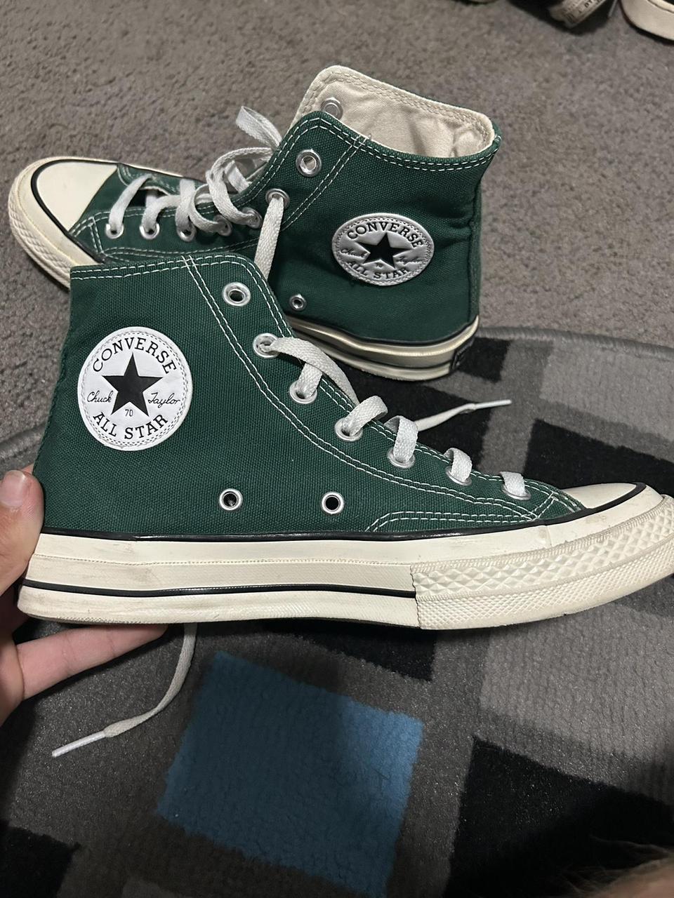 Green Converse Chuck Taylor 70s All Star High... - Depop