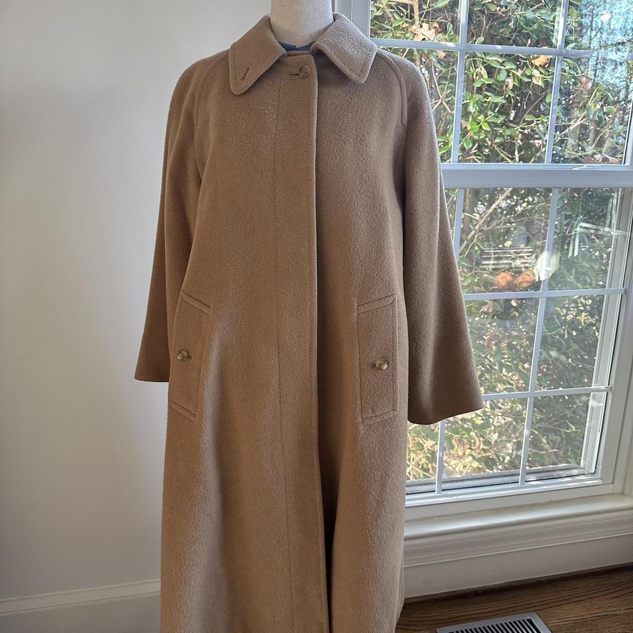 Rare Vintage Burberry 100 Pure Camel Hair. Depop