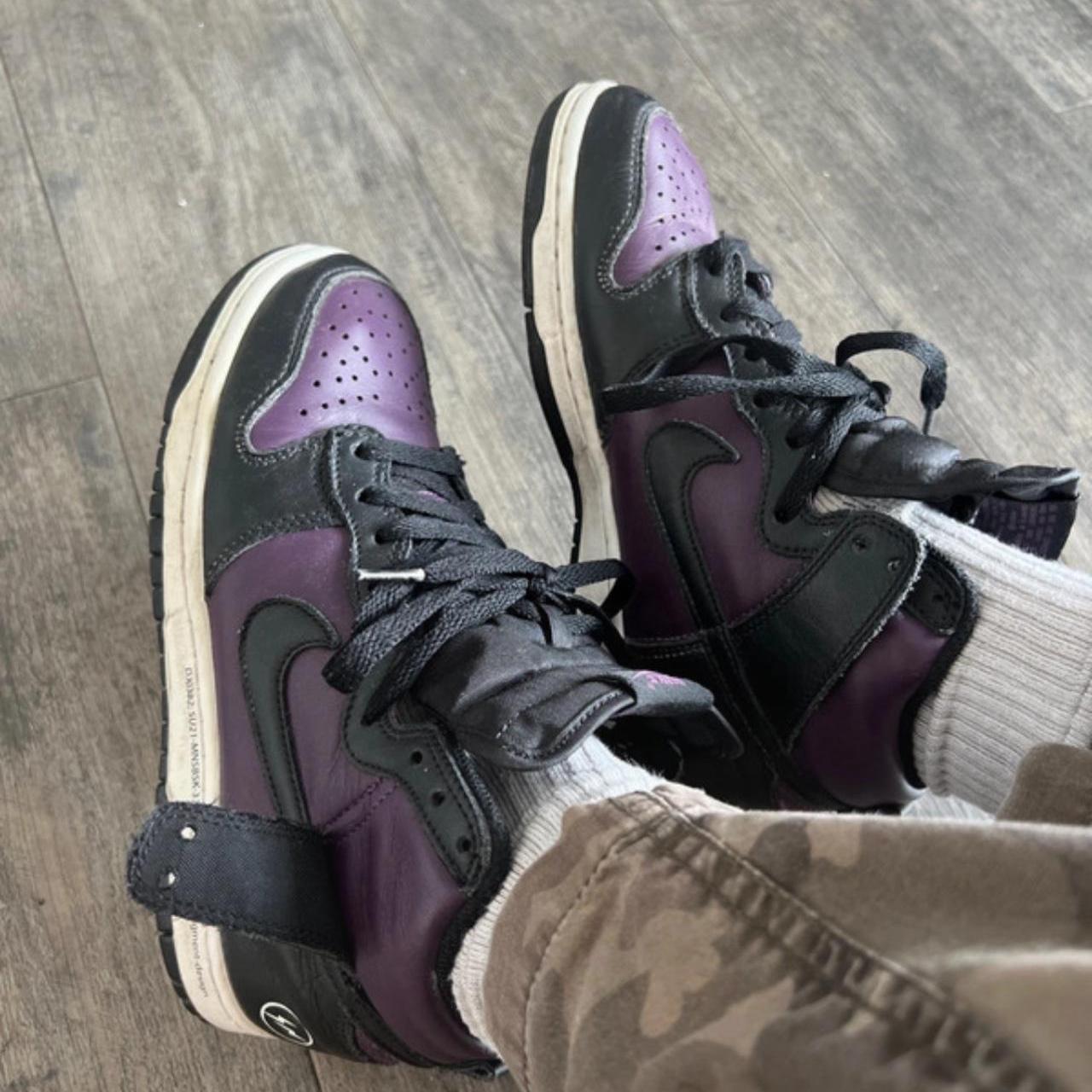 fragment purple dunk