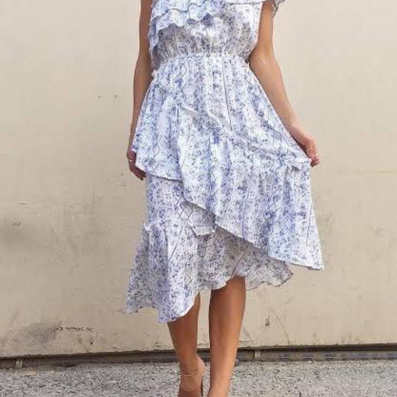 Steele riviera sale ruffle dress