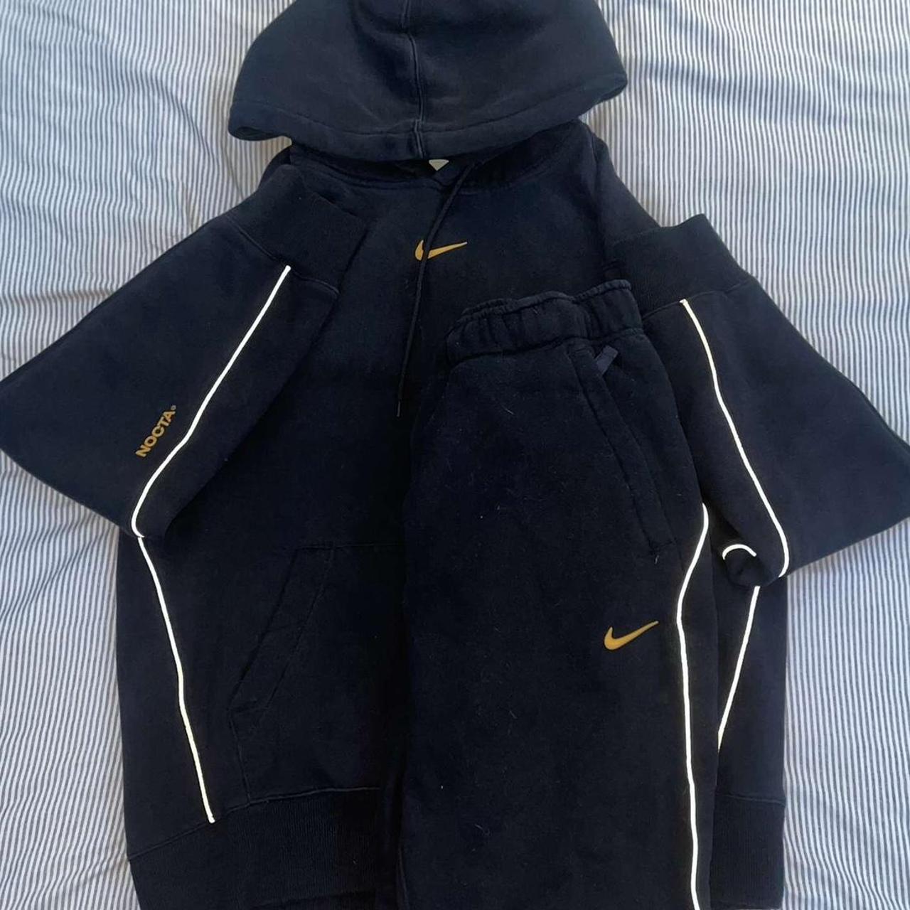 Black and yellow nike sweatsuit best sale