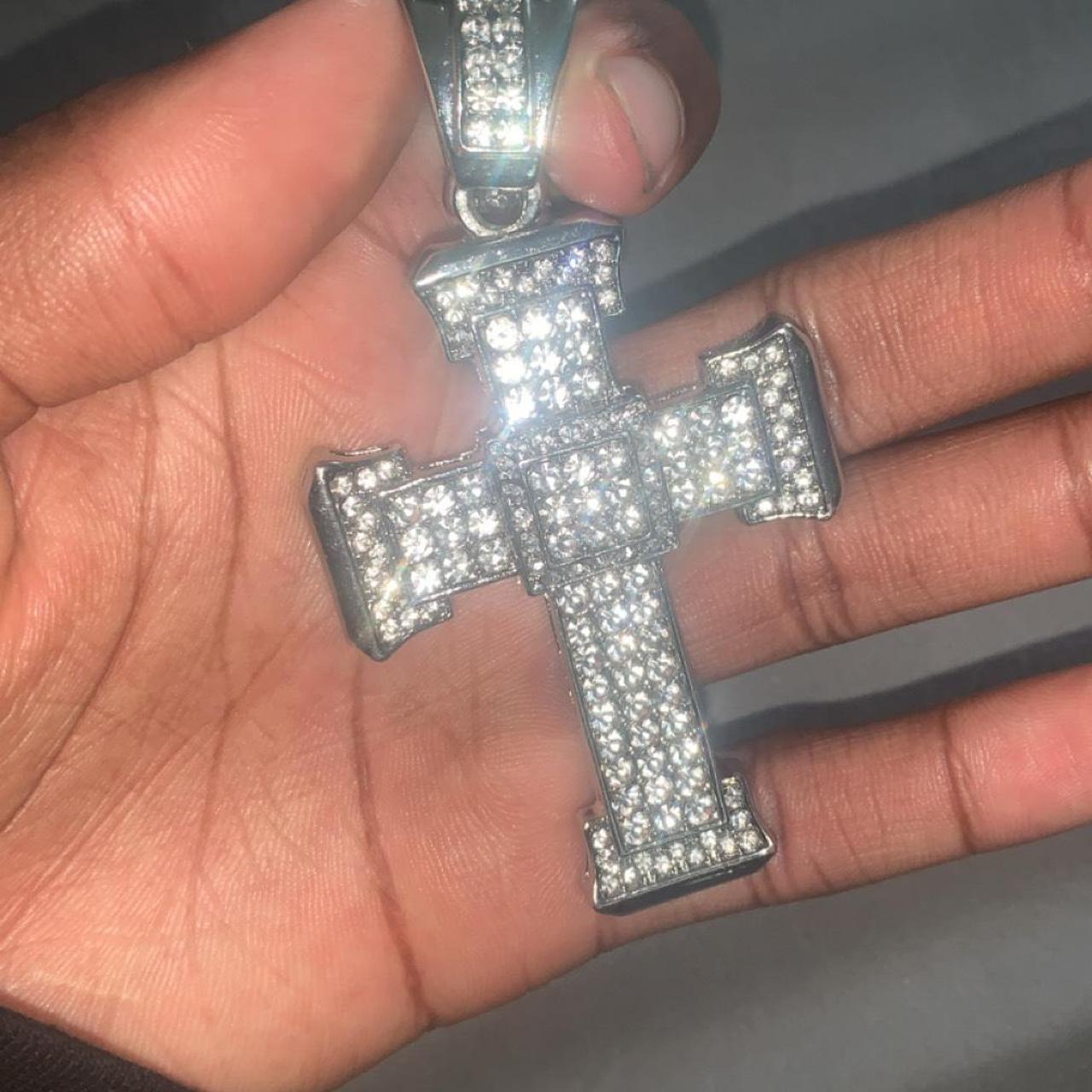 Cross chain pendant - Depop