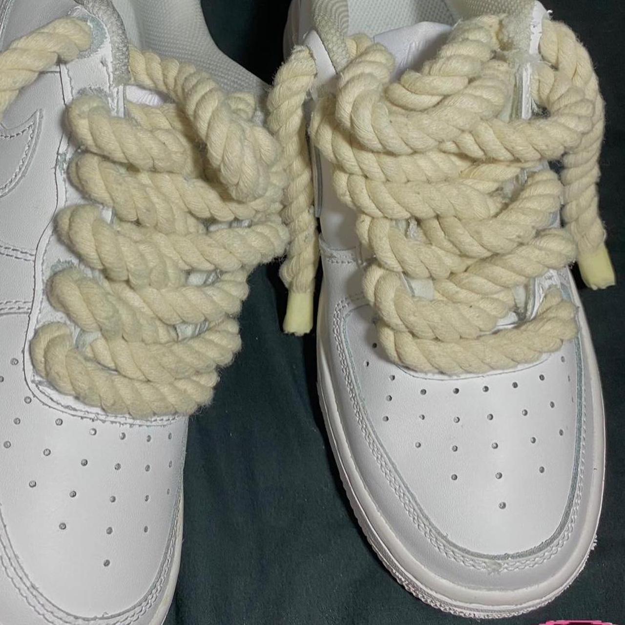 custom rope laces AF1 Can be done in 1-2 days Any... | Depop