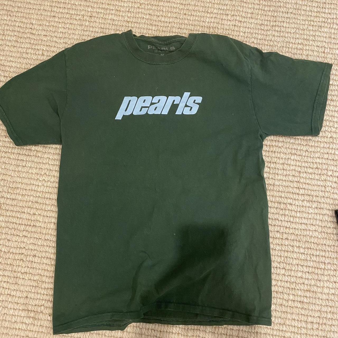 pine green and black shirt