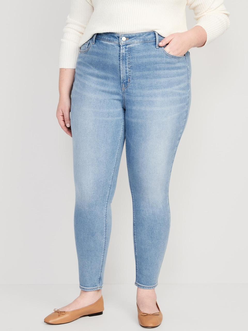 Old Navy Women's Jeans Blue 18 – Old Navy Extra High-Rise
