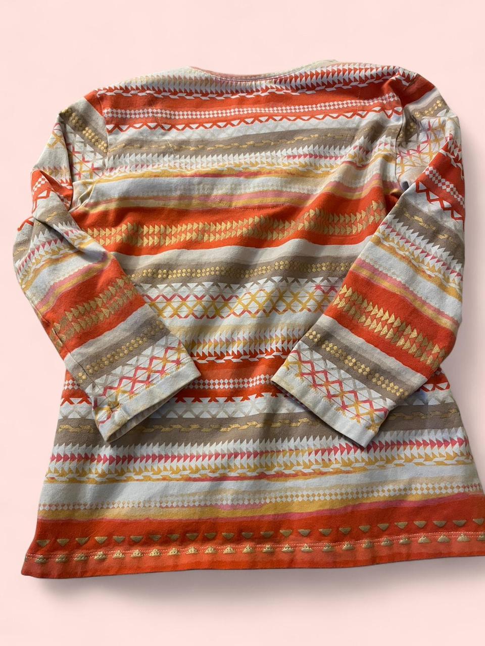 Ruby Rd. Women's Blouse - Multi/Orange - S – ruby… - image 3