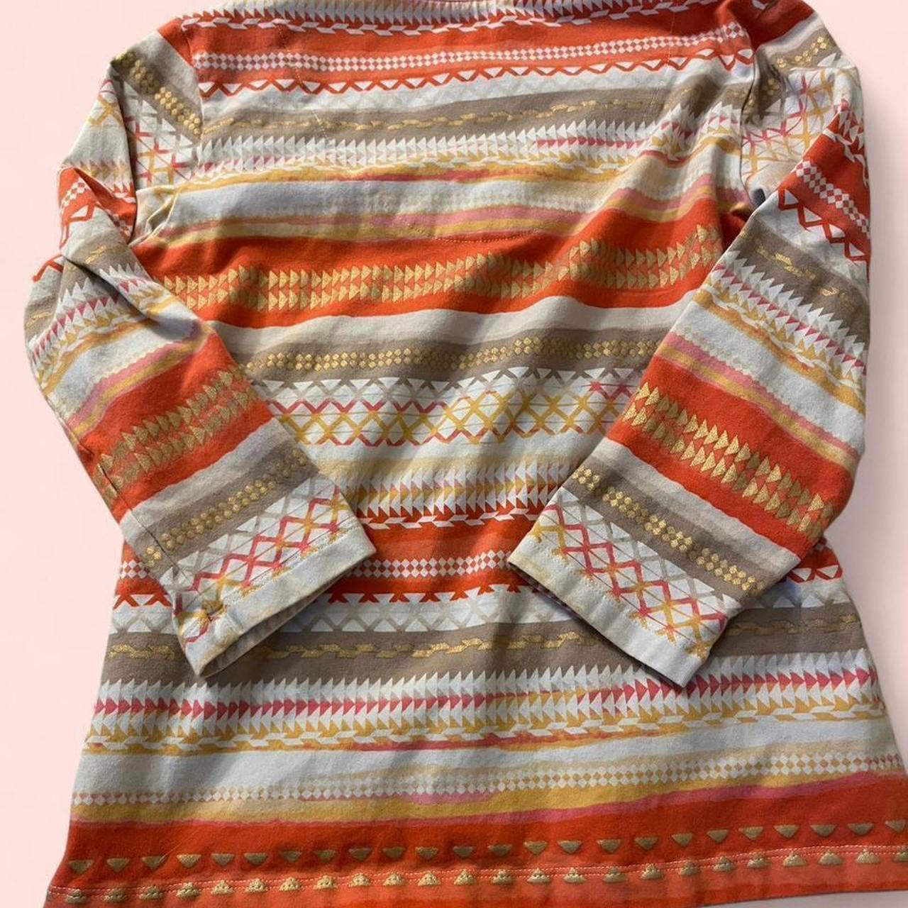 Ruby Rd. Women's Blouse - Multi/Orange - S – ruby… - image 3