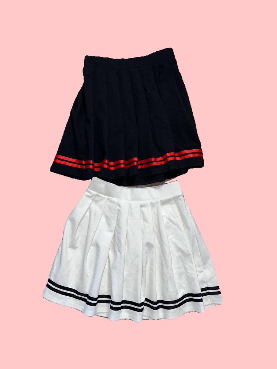 2 cute skirts summer school pretty emo y2k Depop