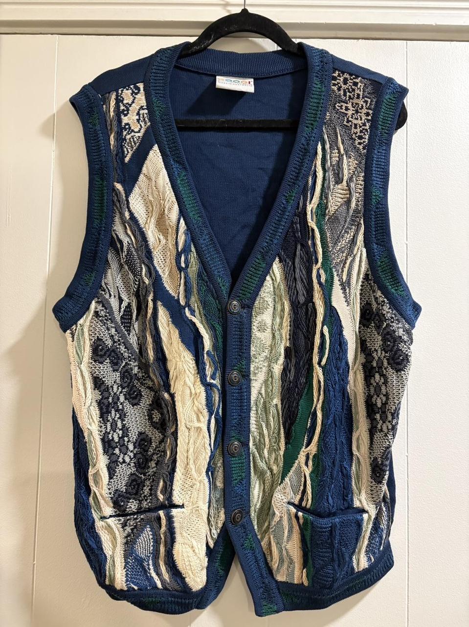 Coogi Men's Sweater - Multi/Blue - L – Authentic … - image 1