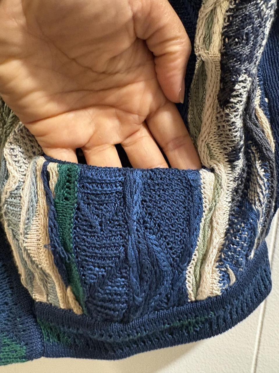 Coogi Men's Sweater - Multi/Blue - L – Authentic … - image 6