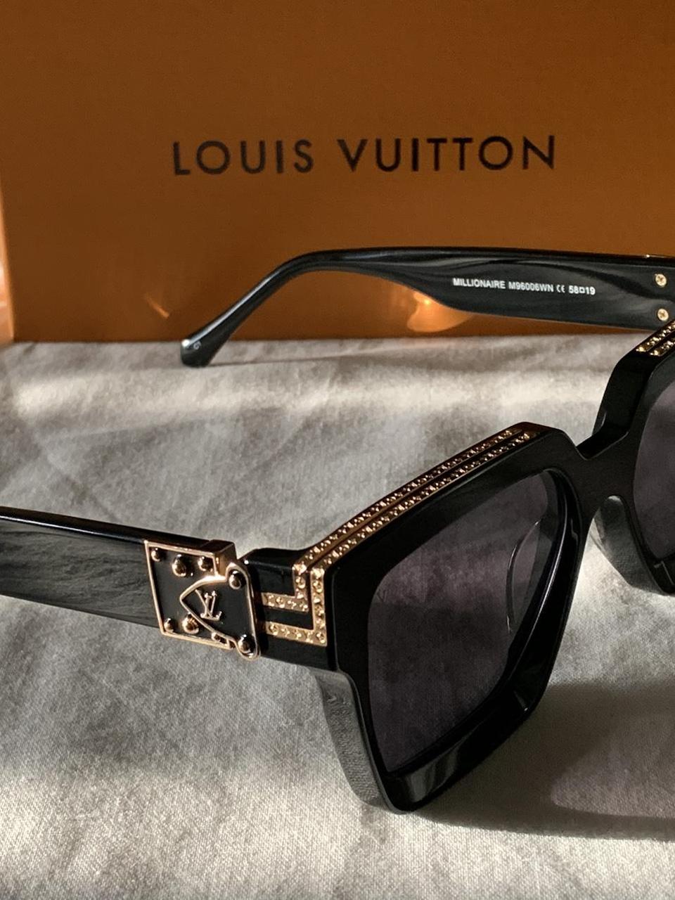 Millionaire Sunglasses Black - Depop