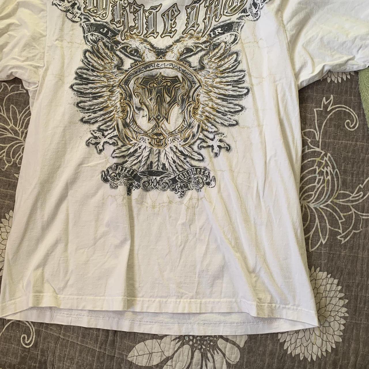 y2k skater Affliction type shirt 6/10 | Depop