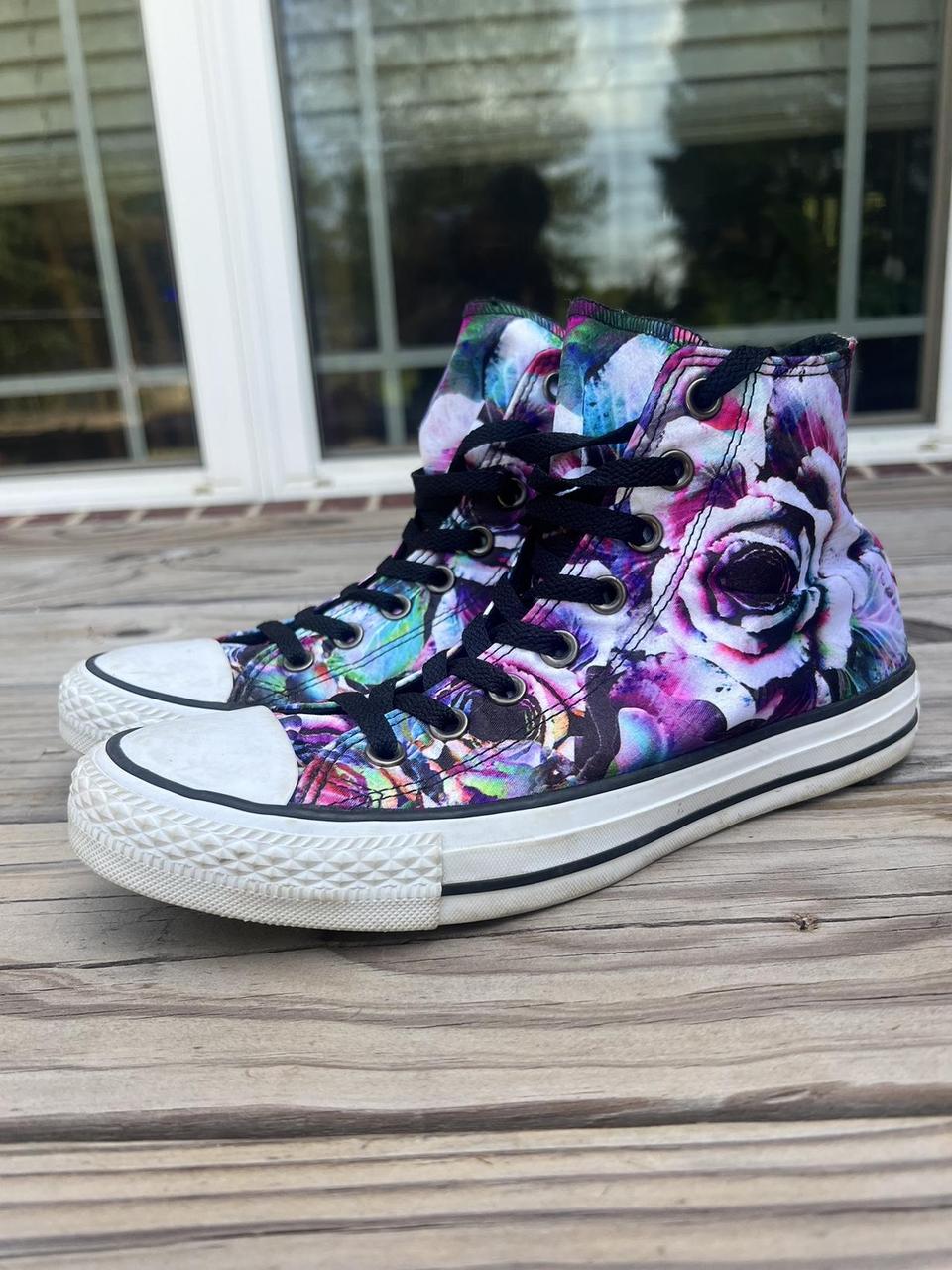 Converse All Star Chuck Taylor Satin Rose Print