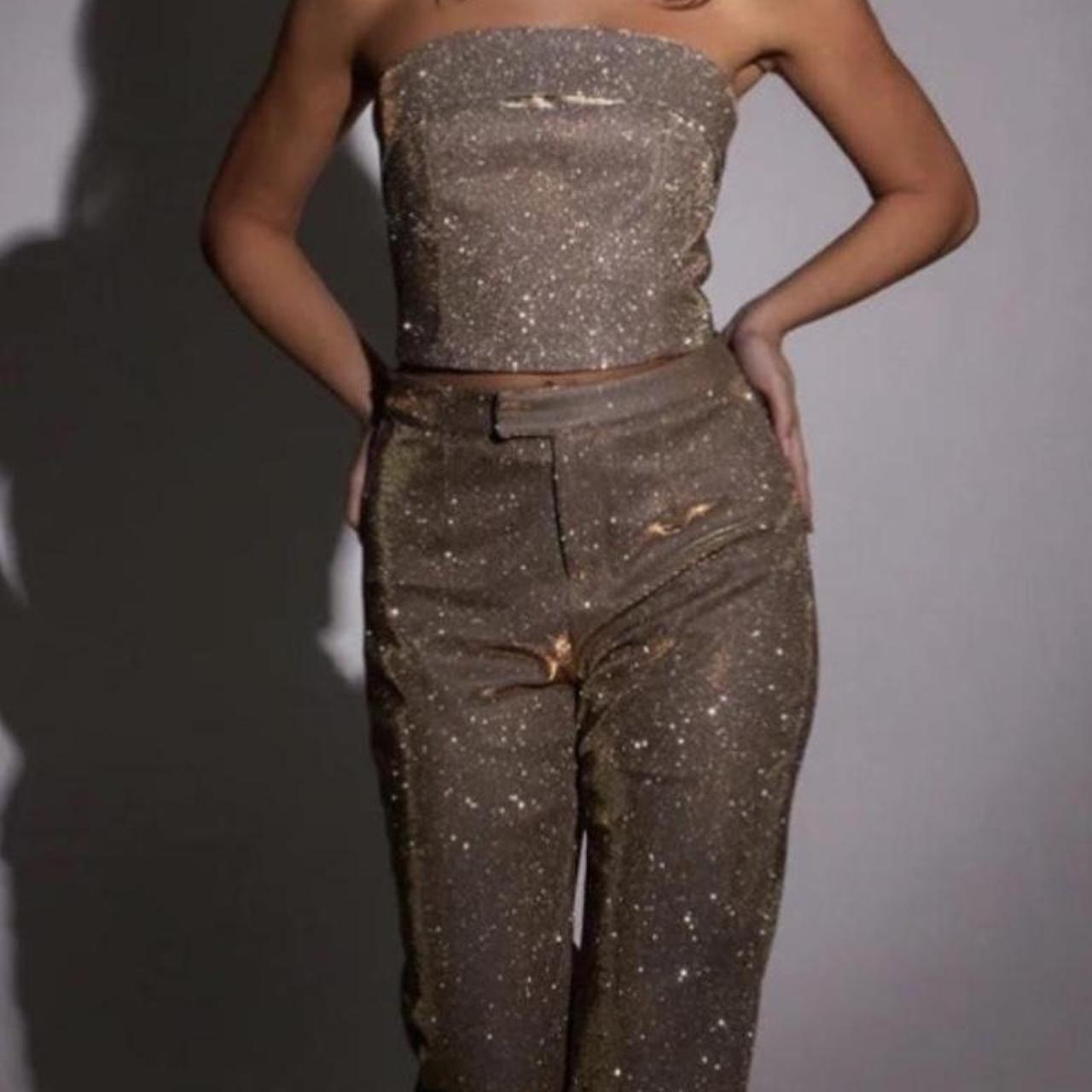 Arie Sequin Tube Top Arie Sequin Tube Top