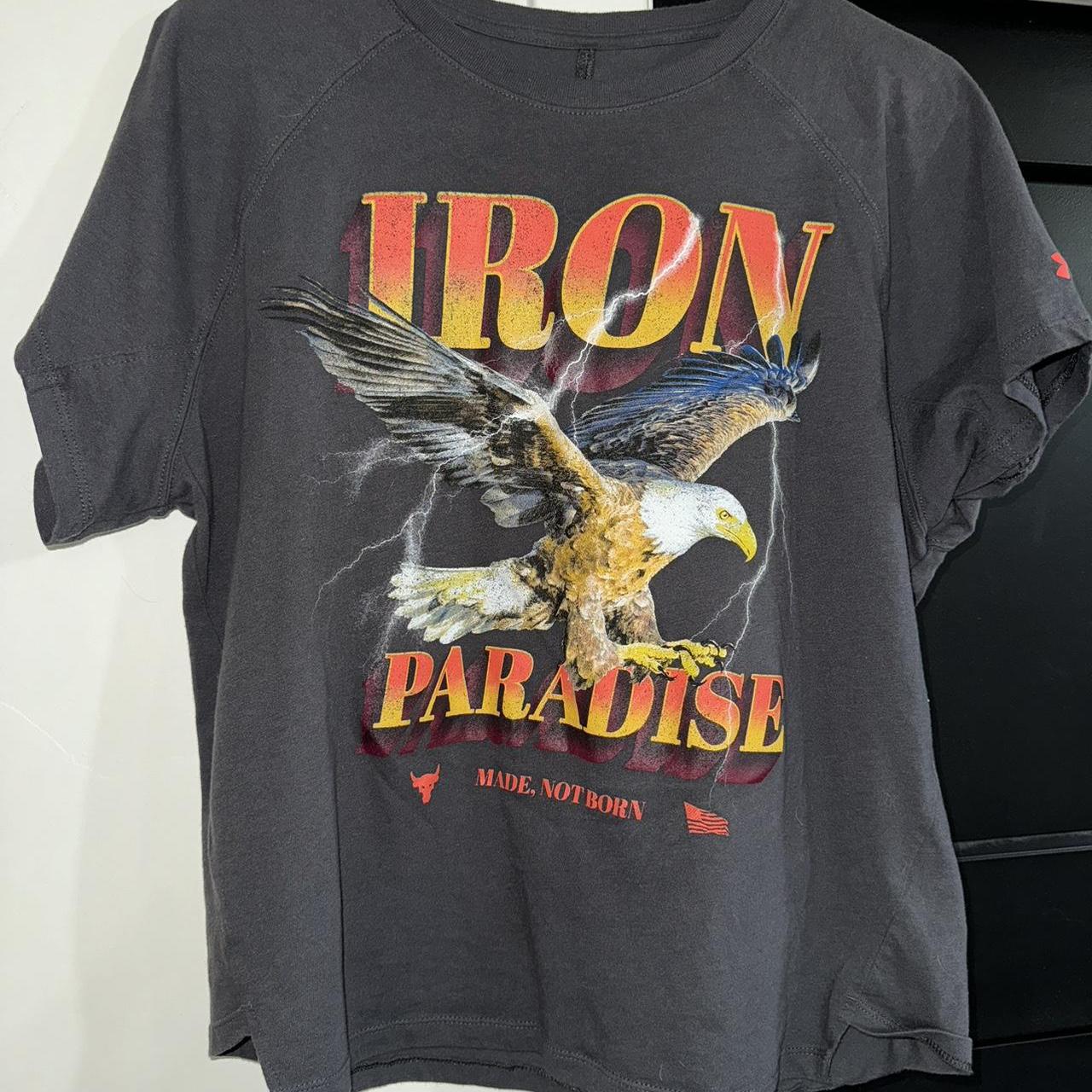 Under Armour “Iron Paradise” Grey workout Depop