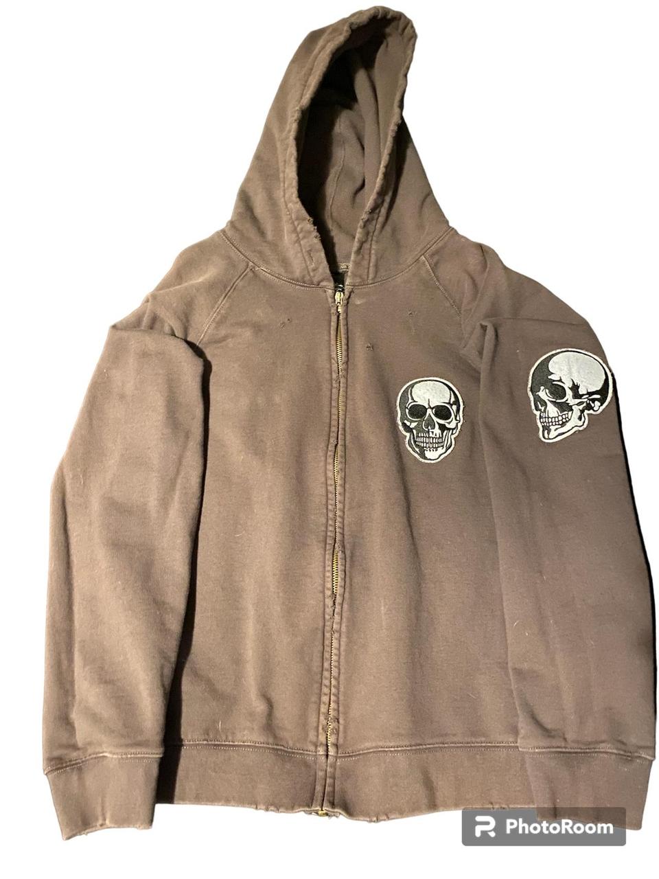 Number Nine Skull Patch Hoodie Reselling No... - Depop