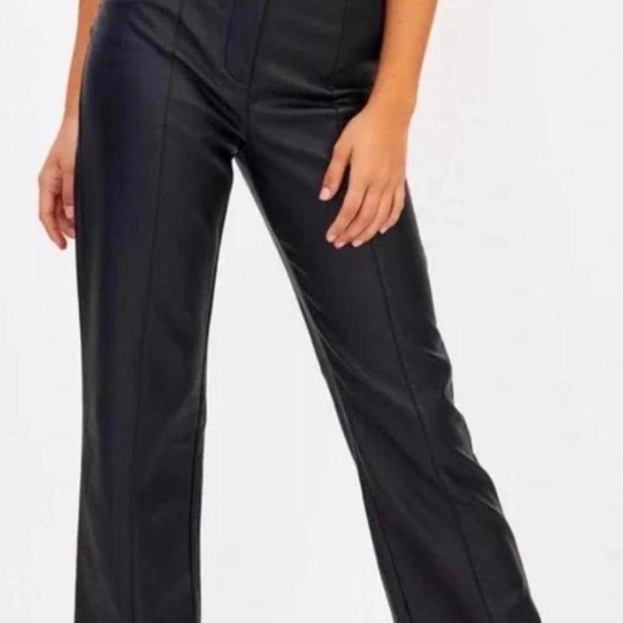 Glassons Black faux leather pants Hardly worn Depop