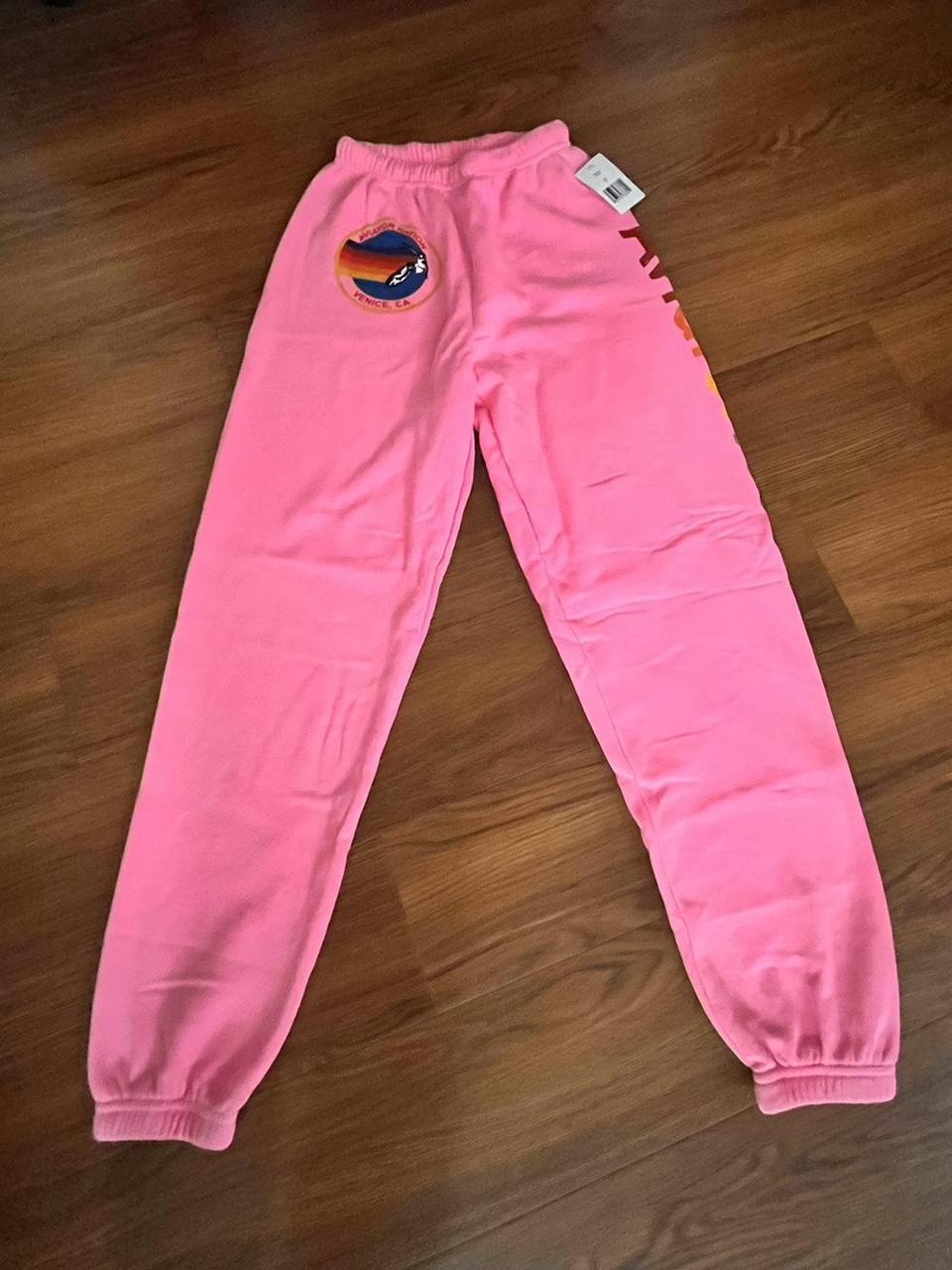 Aviator Nation Women's Pink Joggers-tracksuits (2)