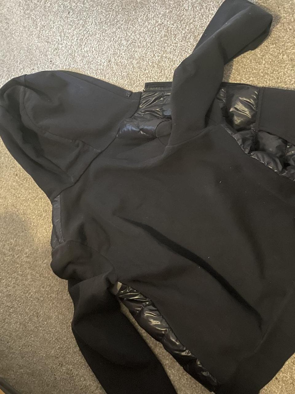 Moncler jacket slightly worn- size 14 - Depop