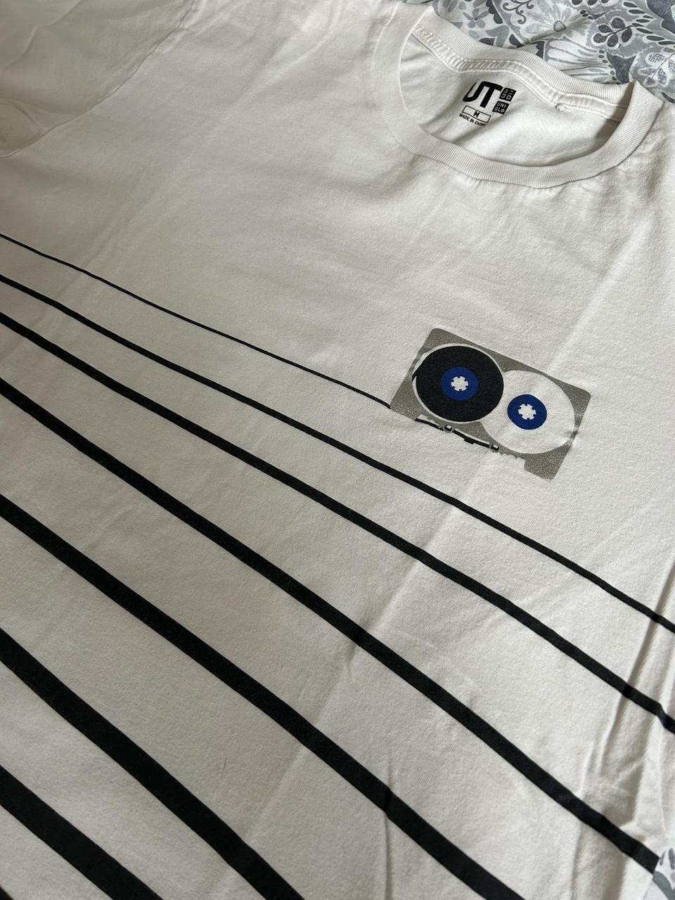 T-shirt Homme Vintage Cassette Audio - Marque Roll And Replay - Taille S à 5XL - 100% Coton - Neuf Avec étiquette