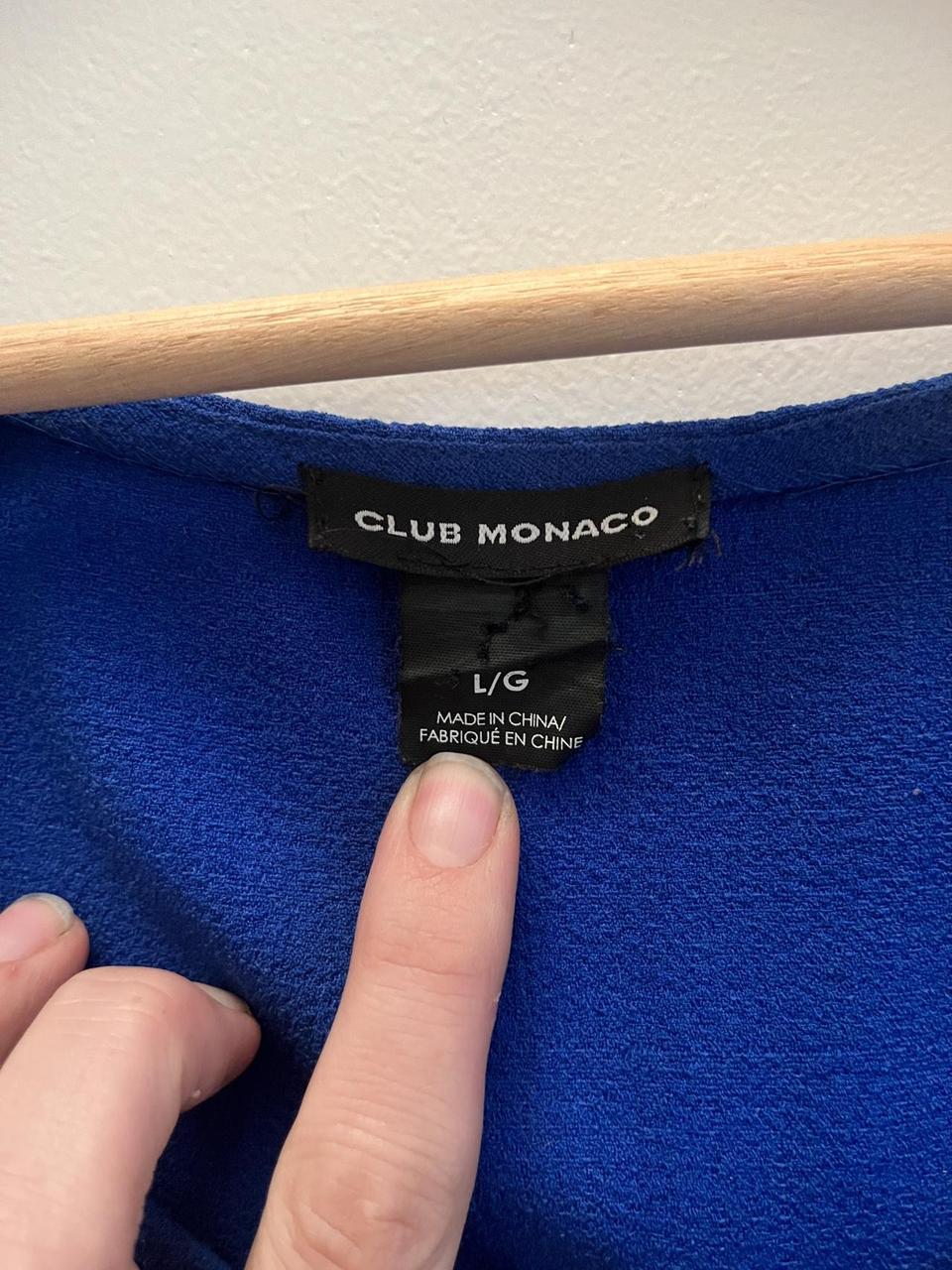 Sapphire blue blouse by Club Monaco! This is a... - Depop