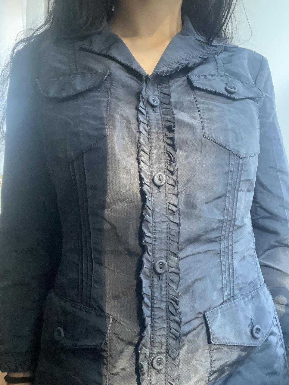 Prada Women's Trench - Navy/Blue - S – Navy blue … - image 5