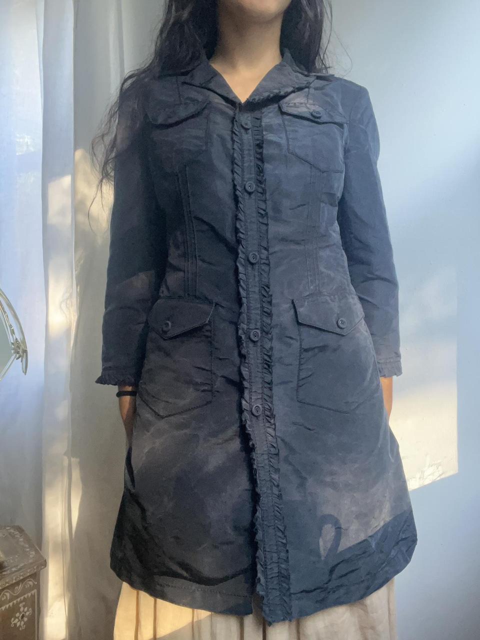 Prada Women's Trench - Navy/Blue - S – Navy blue … - image 6