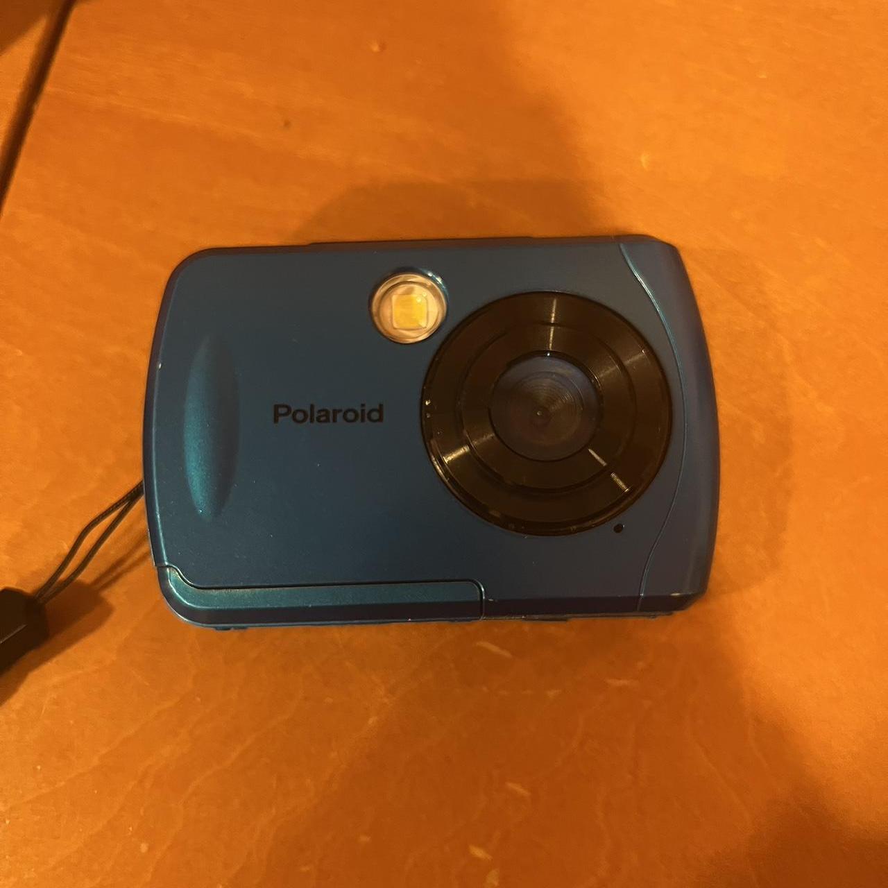 blue polaroid digital camera - example photos at the... - Depop