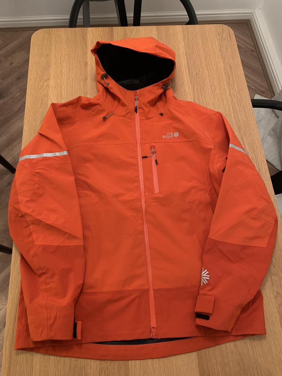 Icewear Vegar 3 Layer Jacket Orange Lightweight... Depop