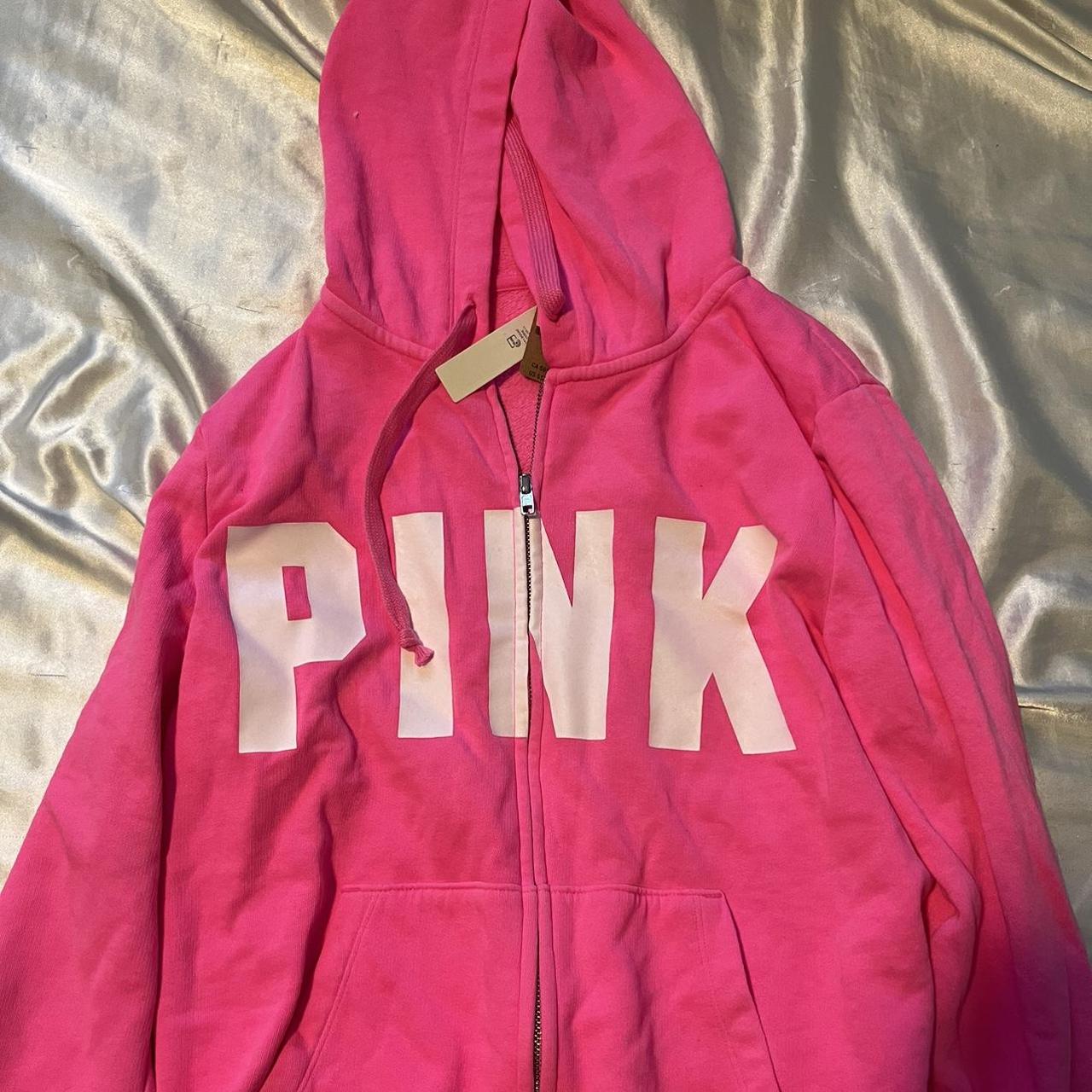 VS Pink Zip Up Jacket -Brand new with tags💕 #pink... - Depop