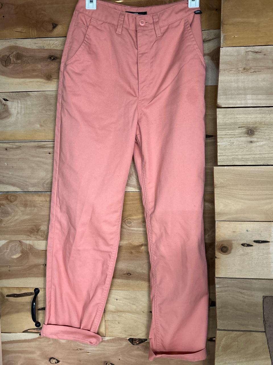 Vans pants deals womens Pink