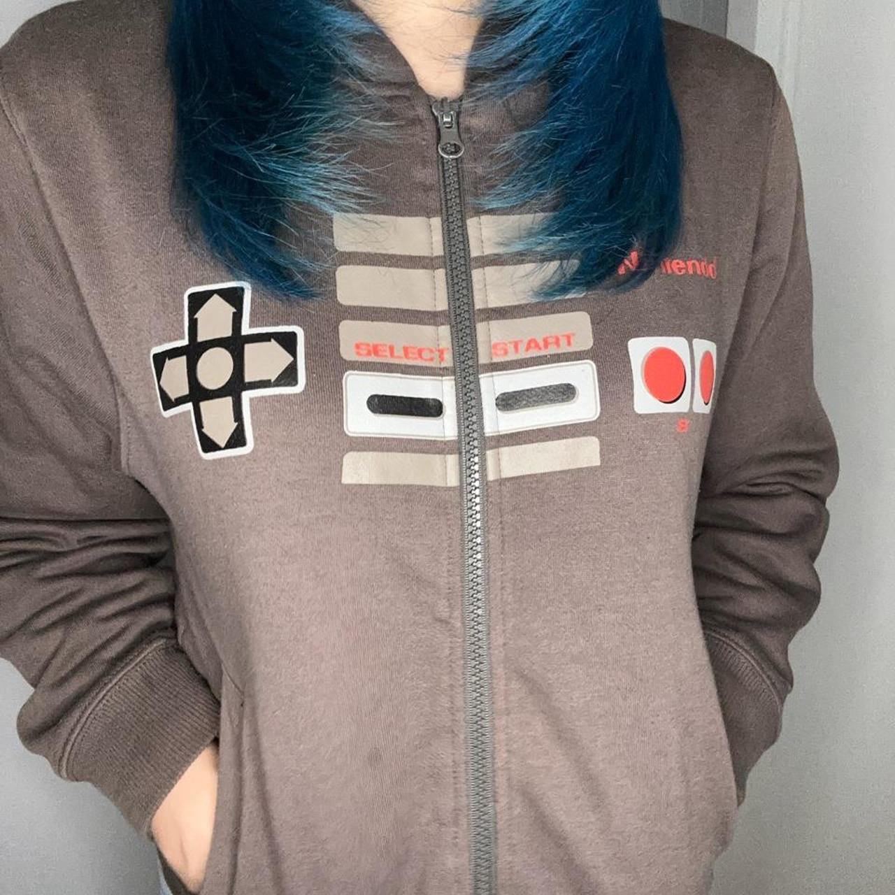 Nintendo zip store up hoodie