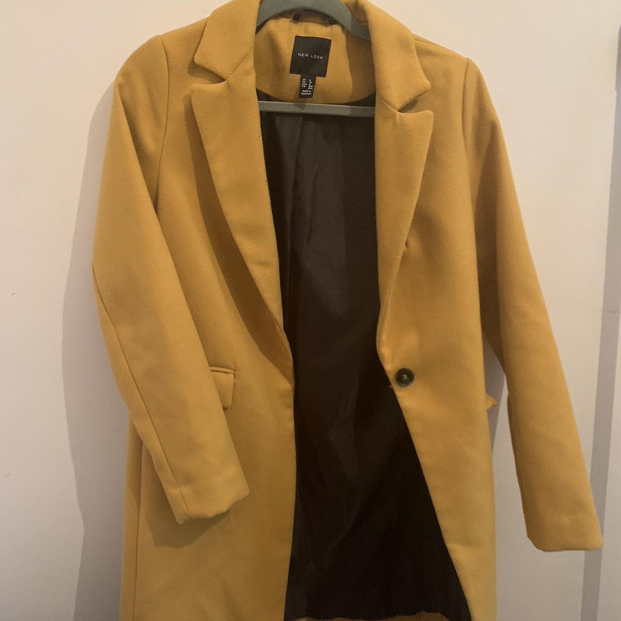 New look yellow on sale coat