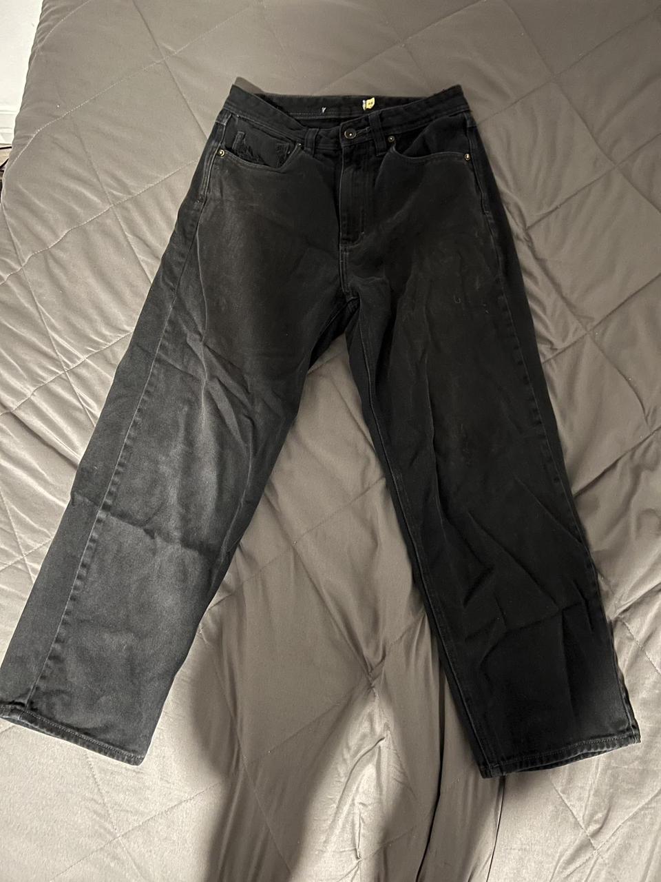 Men’s Black empires jeans Little faded on the black... Depop