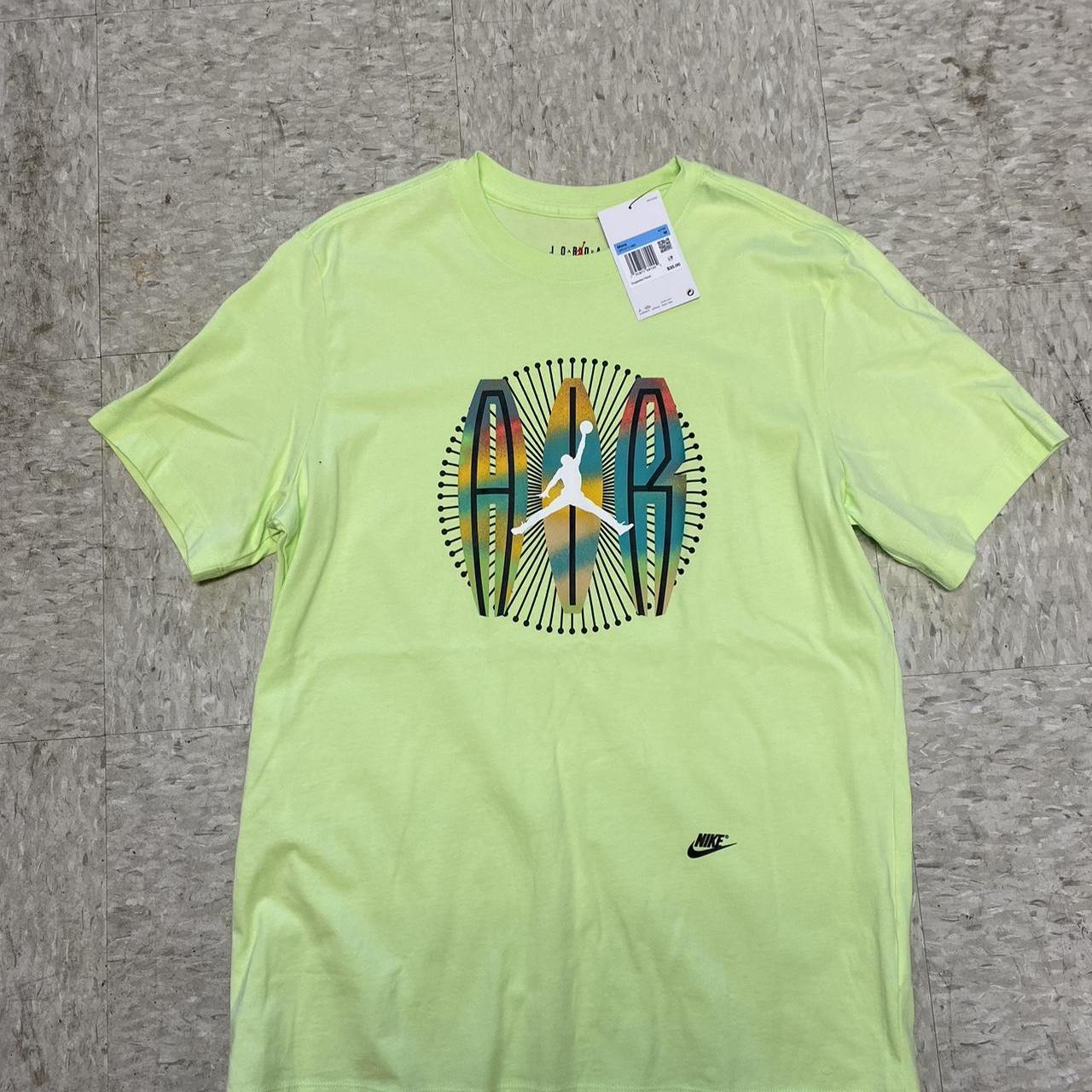 lime green jordan shirt