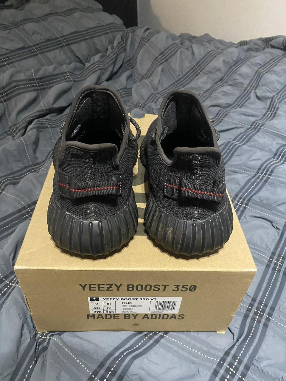 mens all black yeezys