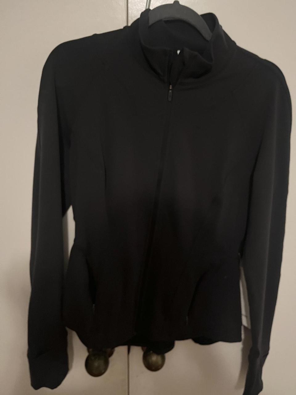 New lululemon instill jacket With tags. Black Size 10 - Depop