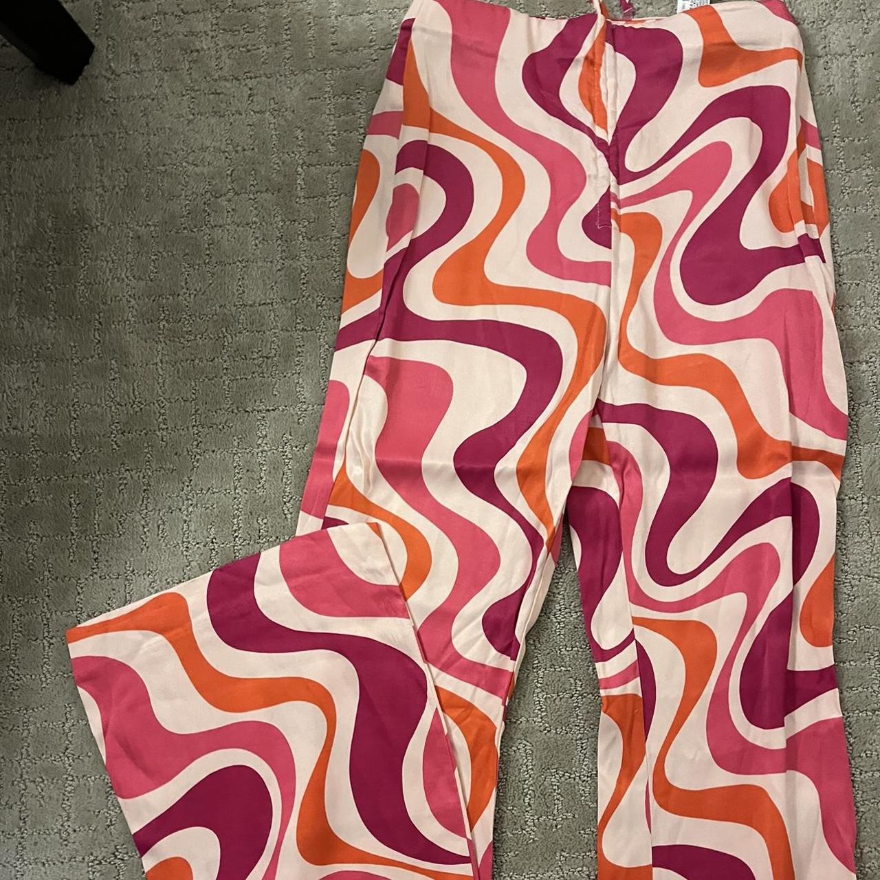 Zara HighRise Cow Print Pants ⋆｡°✩ #zara #luxury - Depop