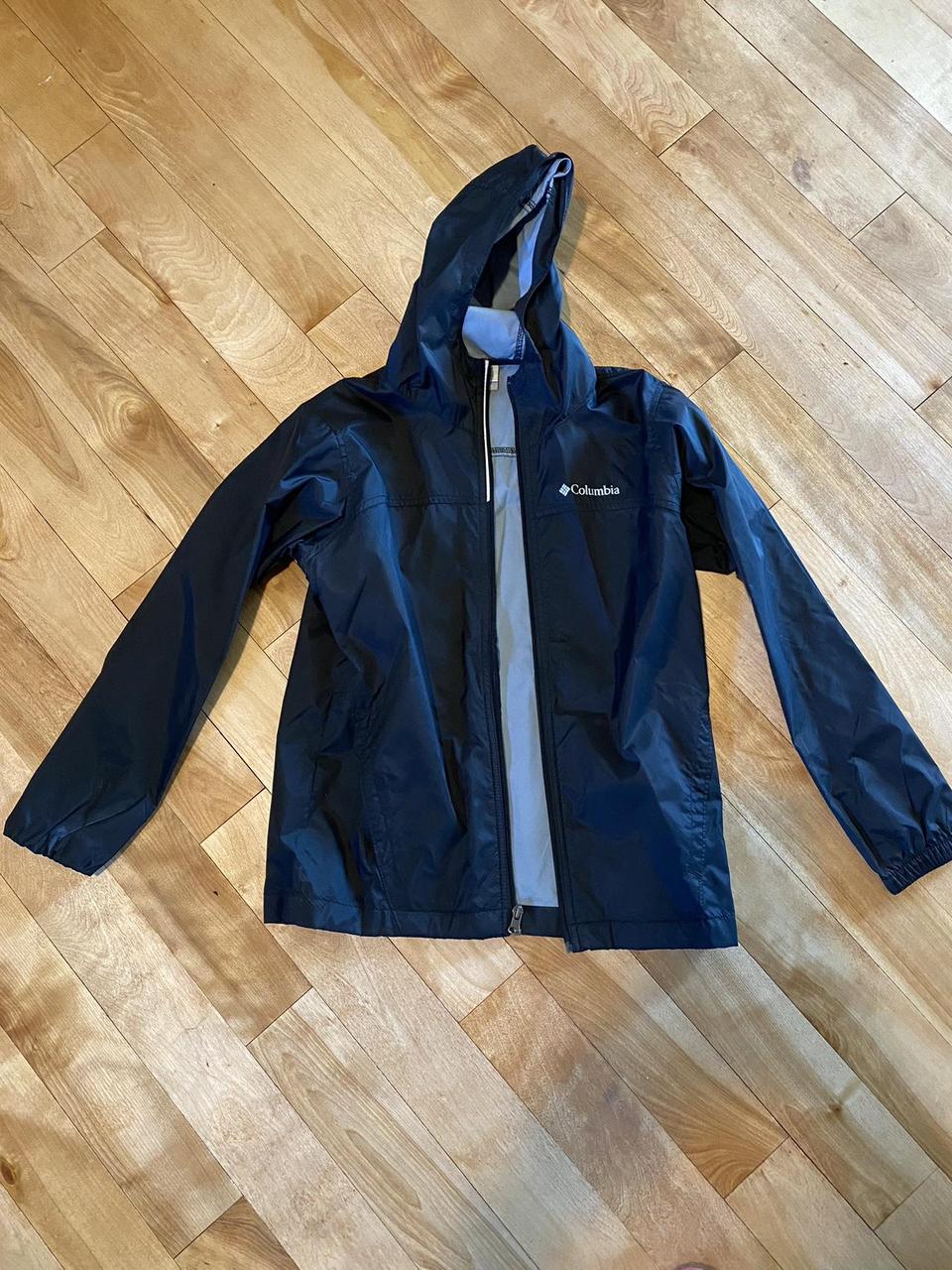 Youth Columbia Rain Jacket! Size Medium 10/12 - Depop