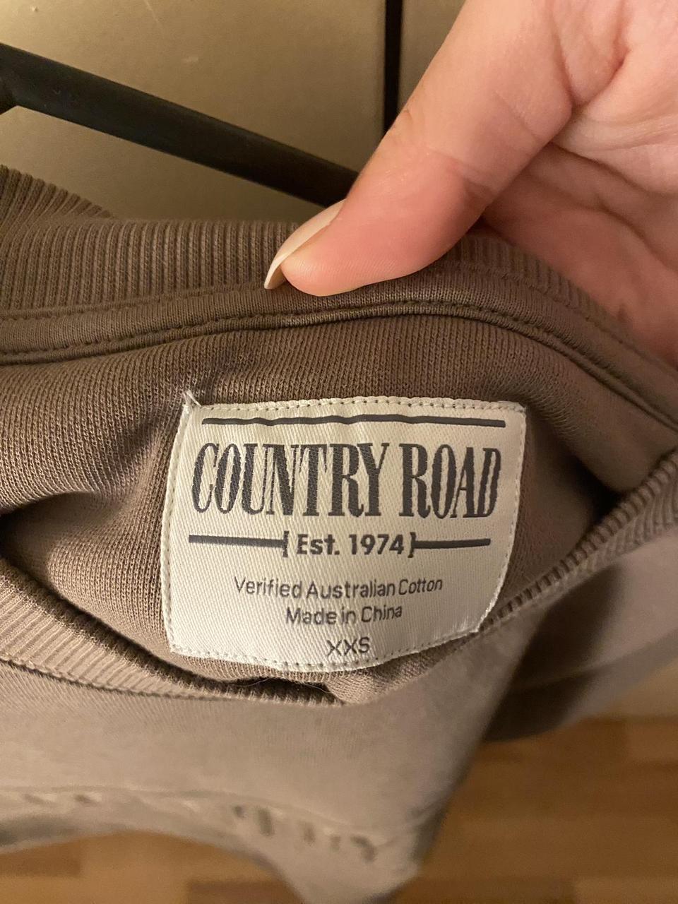 brown country road sweater/jumper size xxs brand new... Depop