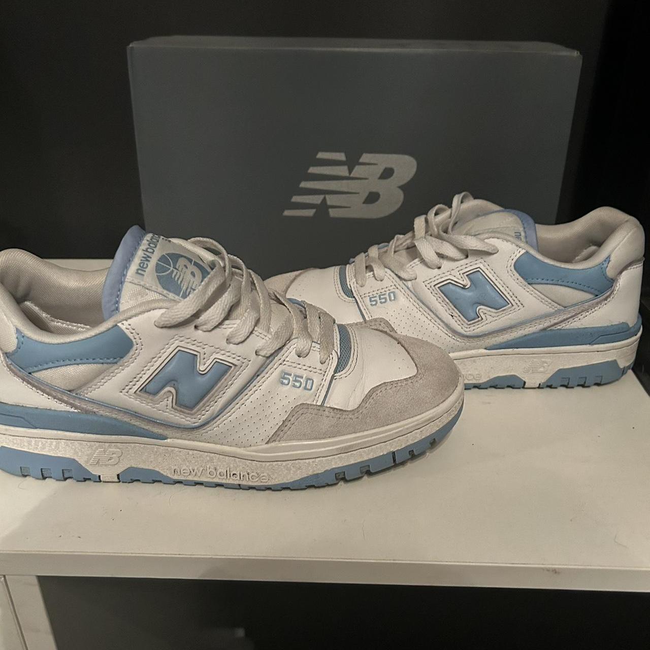 new balance 550 pastel blue
