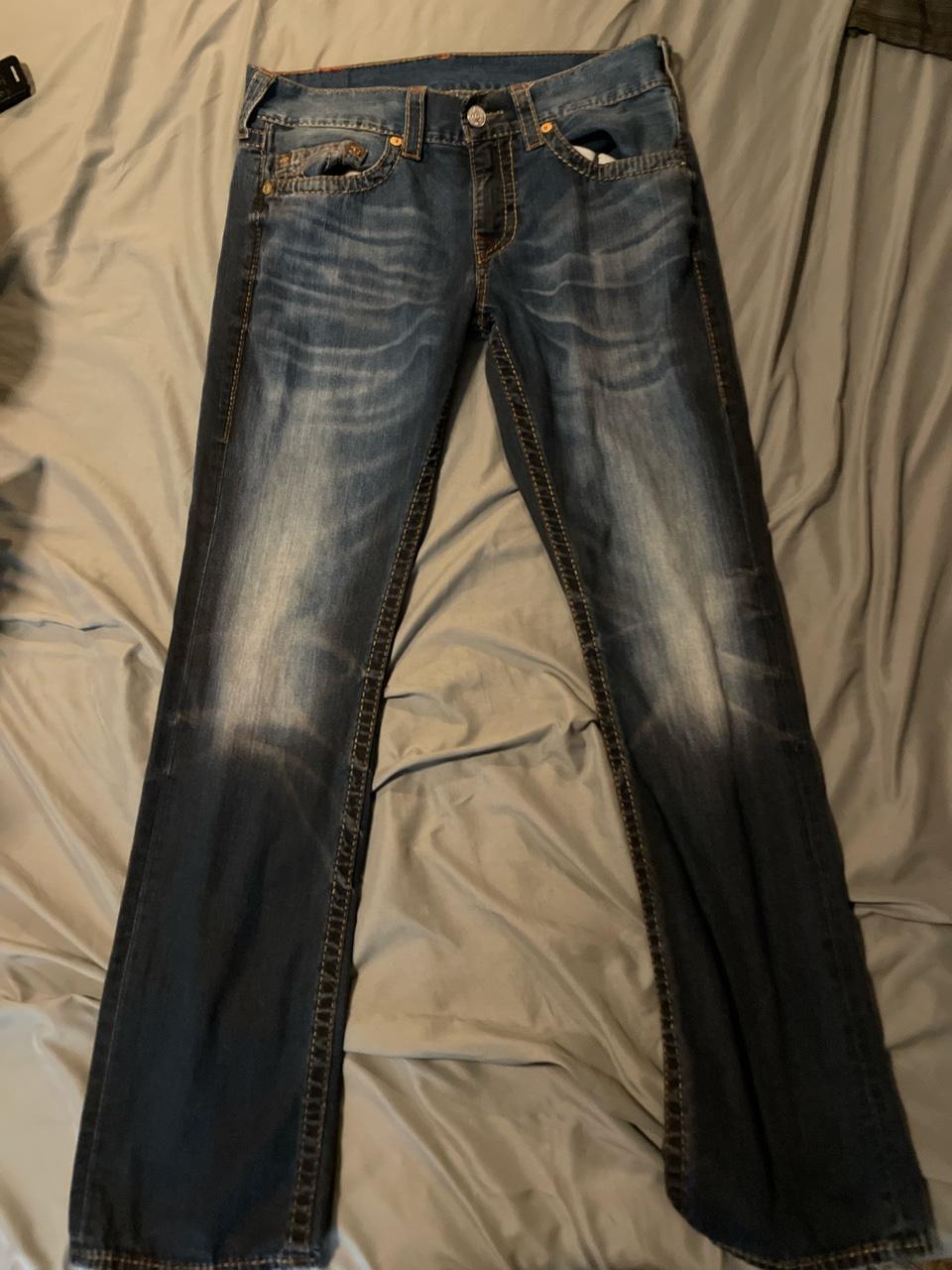Blue True Religion jeans - Depop