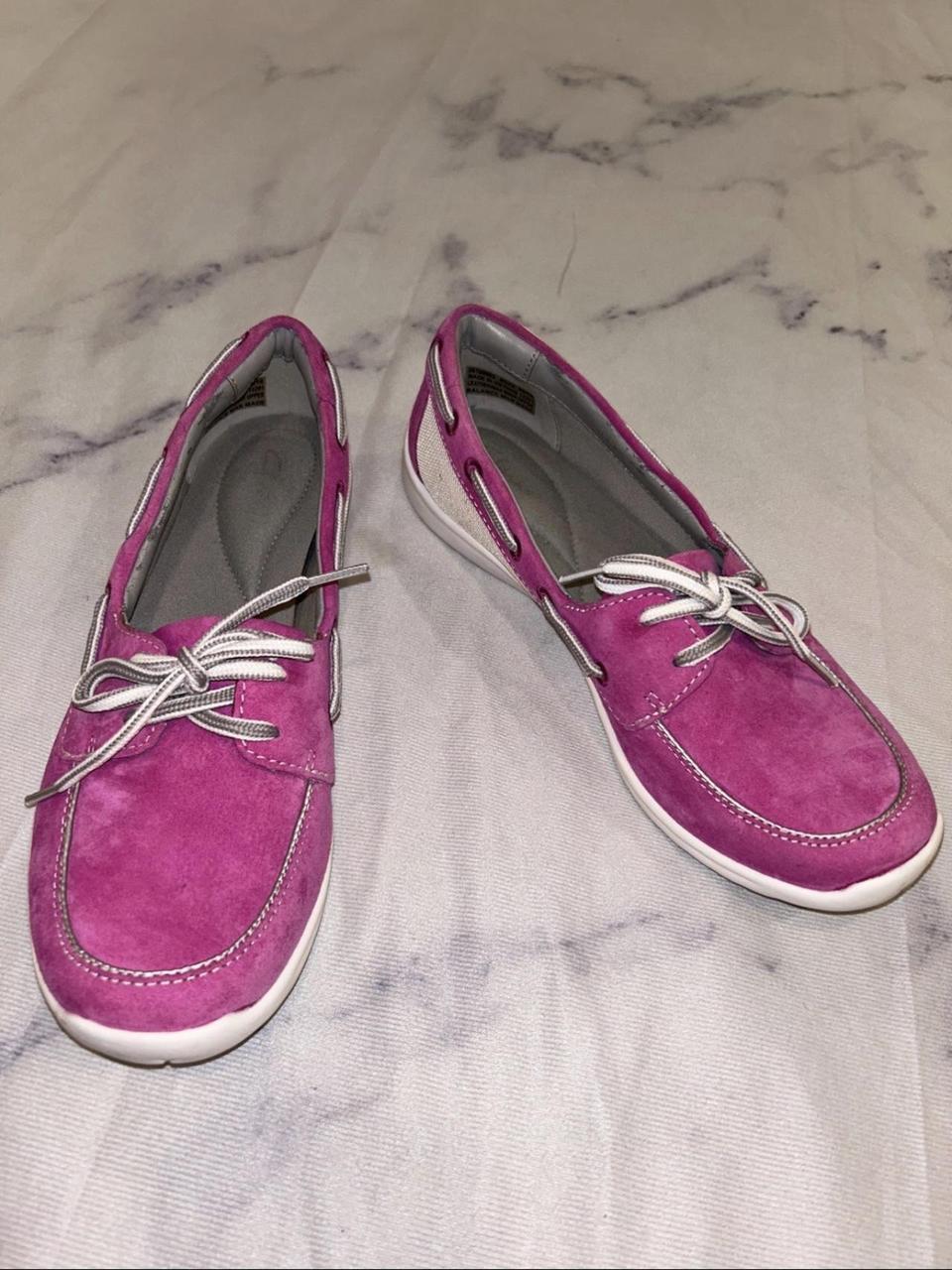 Clarks Women's Pink Boat-shoes