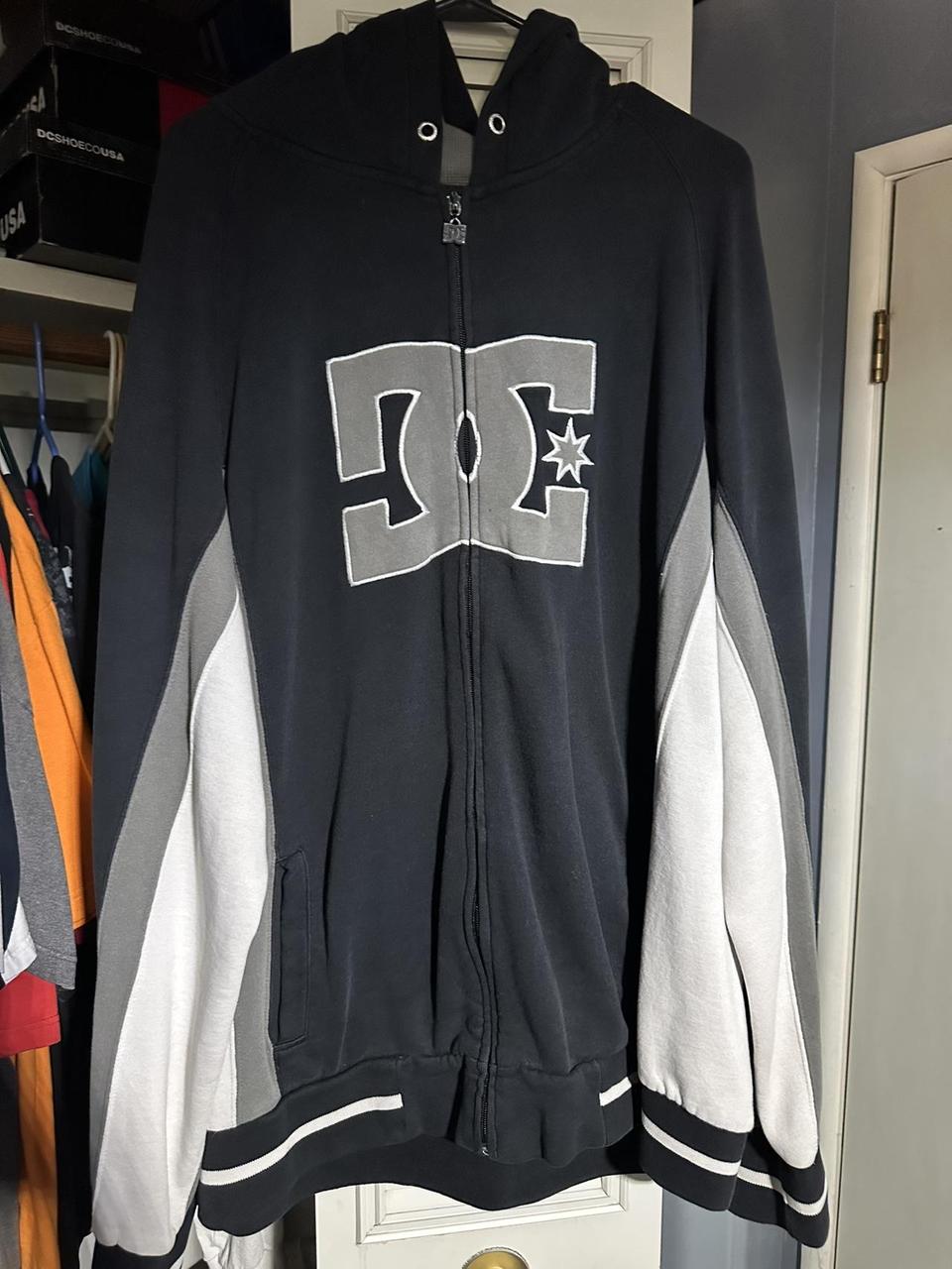 DC Shoes Men's Hoodie Black/Multi XXL – DC shoes zip up Size