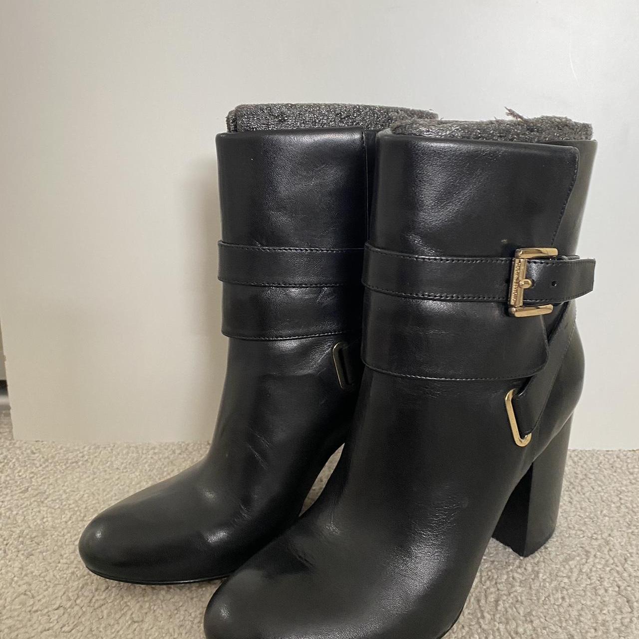 Michael Kors Kendra ankle boot leather black - Depop