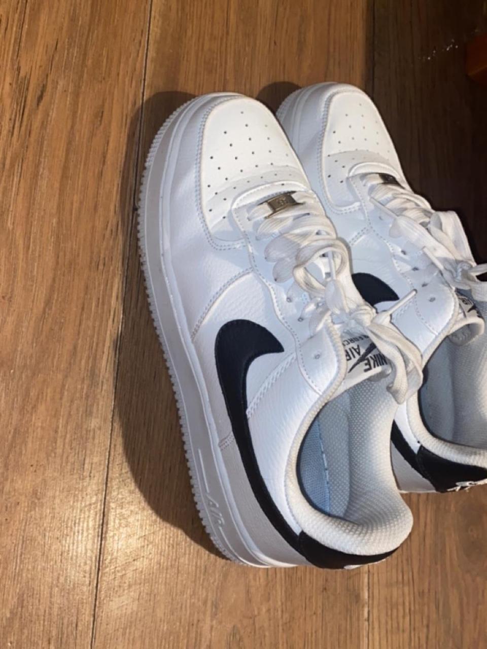 mens white and black air force