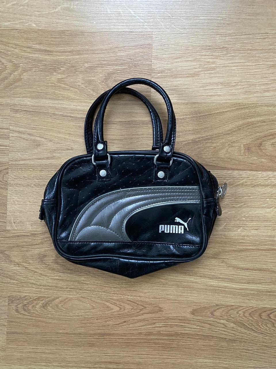 Puma black deals purse