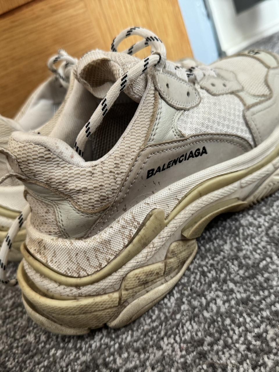 Balenciaga on sale cream trainers