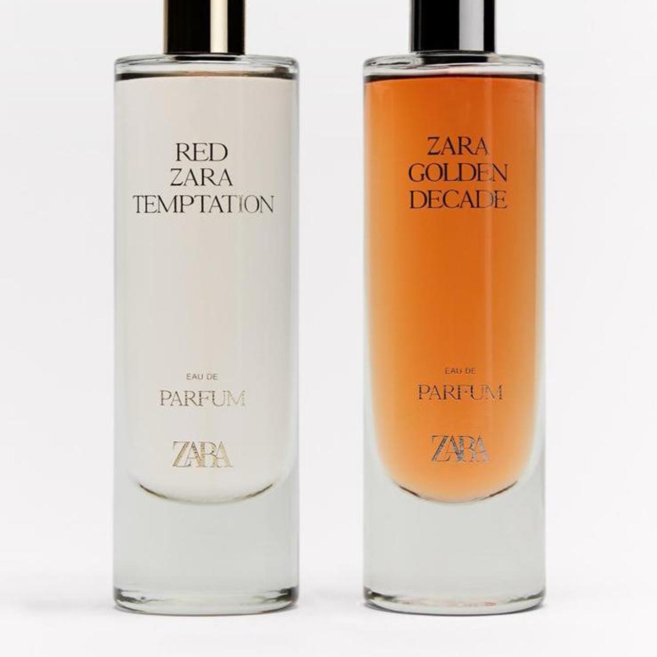 Golden Decade Zara Perfume Flower Bottle Zara Women Fragrance Zara