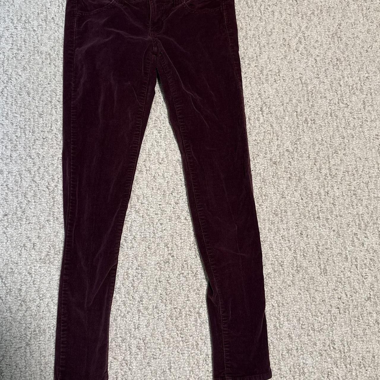 American Eagle purple jegging corduroy pants size Depop